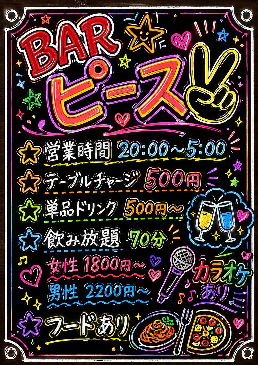 BAR ピースの店舗写真